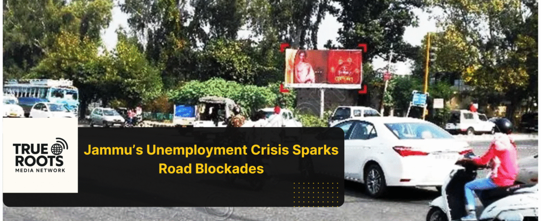 Jammu’s Jobless Youth Rally: Unemployment Protests Block Gandhi Nagar Roads