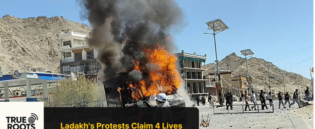 Ladakh’s Agony: 4 Dead in Violent Protests as BJP Office Burns Amid Statehood Fury