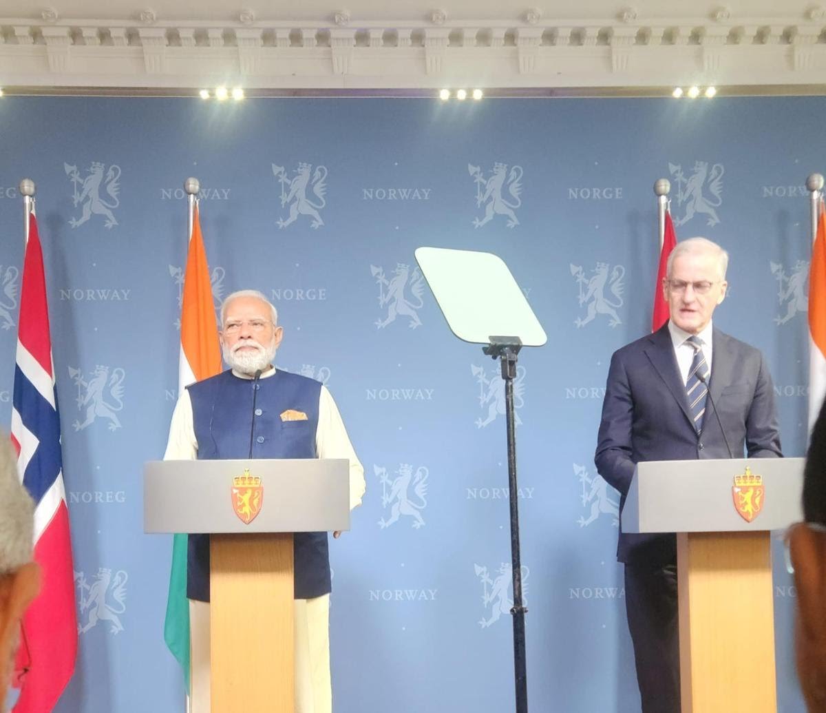 Narendra Modi expresses gratitude to Norway for backing India against terrorism.