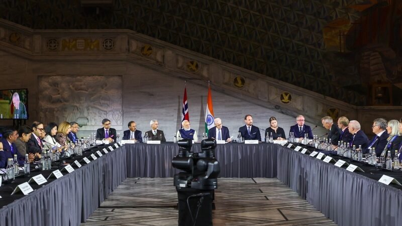 PM Modi Attends India-Norway Business and Research Summit in Oslo