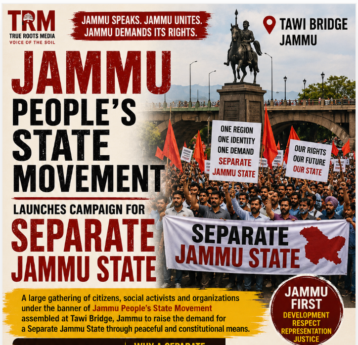Separate Jammu State Demand Gains Momentum as Citizens Gather at Tawi Bridge
