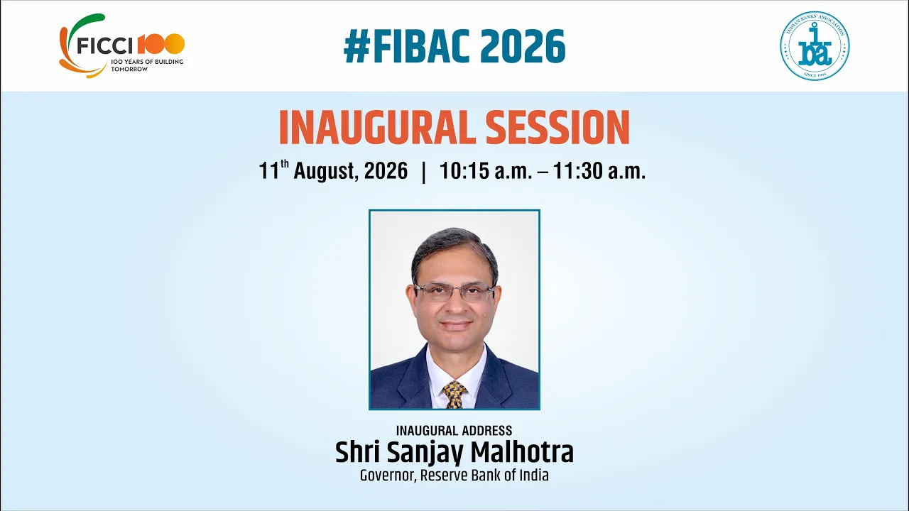 RBI Governor Sanjay Malhotra Inaugurates FIBAC 2026, Emphasizes Accountability in Banks’ AI Adoption