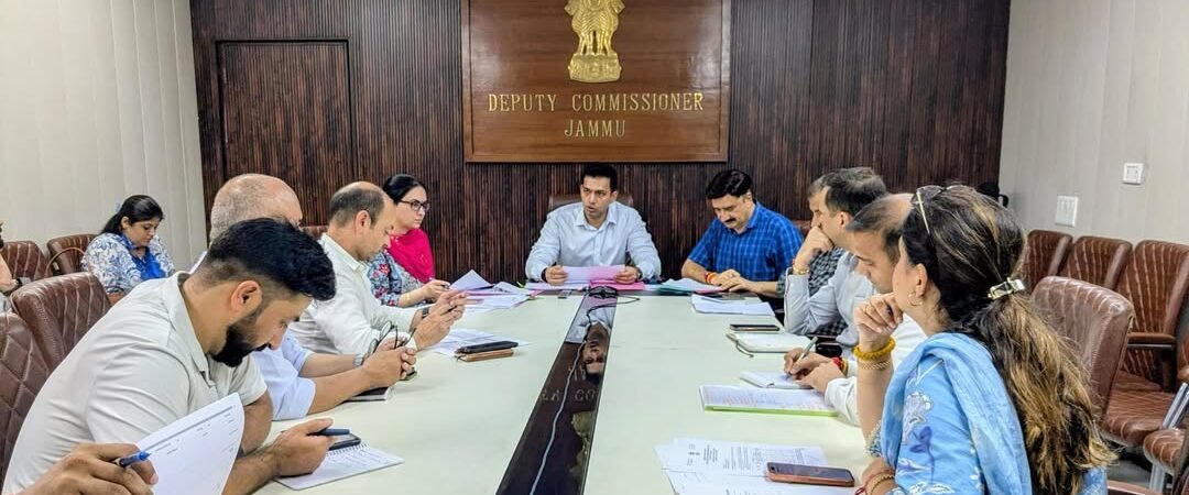 DC Jammu Dr. Rakesh Minhas Reviews Progress of Mission YUVA, Urges Faster Implementation