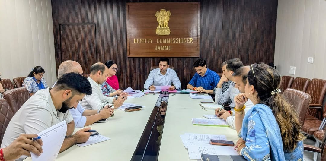 DC Jammu Dr. Rakesh Minhas Reviews Progress of Mission YUVA, Urges Faster Implementation