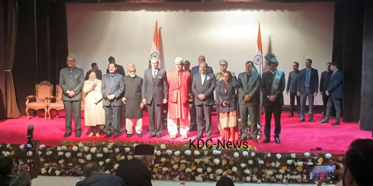 Four New Ministers Take Oath as CM Omar Abdullah Expands J&K Cabinet