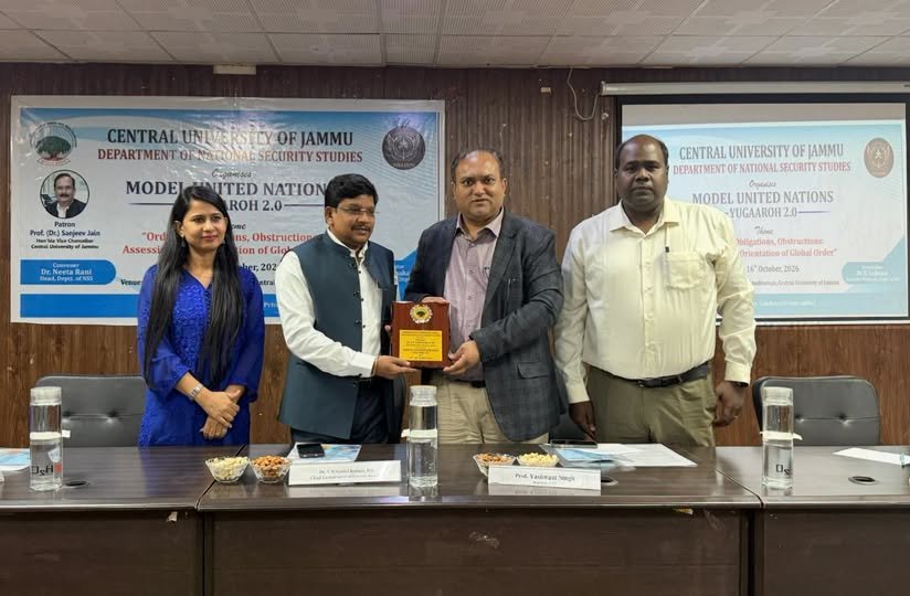 Central University of Jammu Hosts Three-Day MUN Event ‘YUGAAROH 2.0’