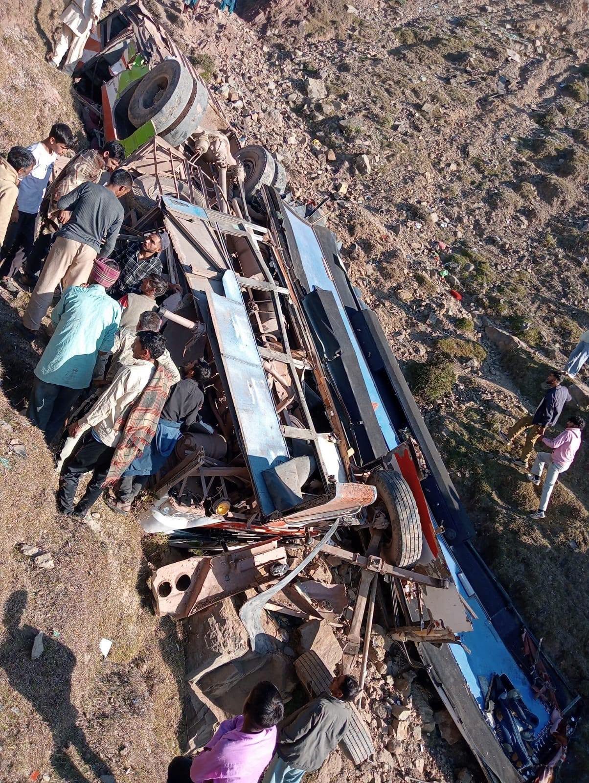 Passenger Bus Plunges Into Gorge in Udhampur’s Basantgarh; Several Feared Injured