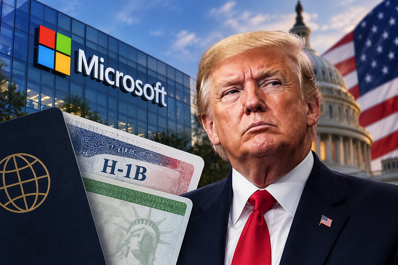US Suspends Microsoft and Indian IT Giants from Green Card Programme Over Alleged Fraud