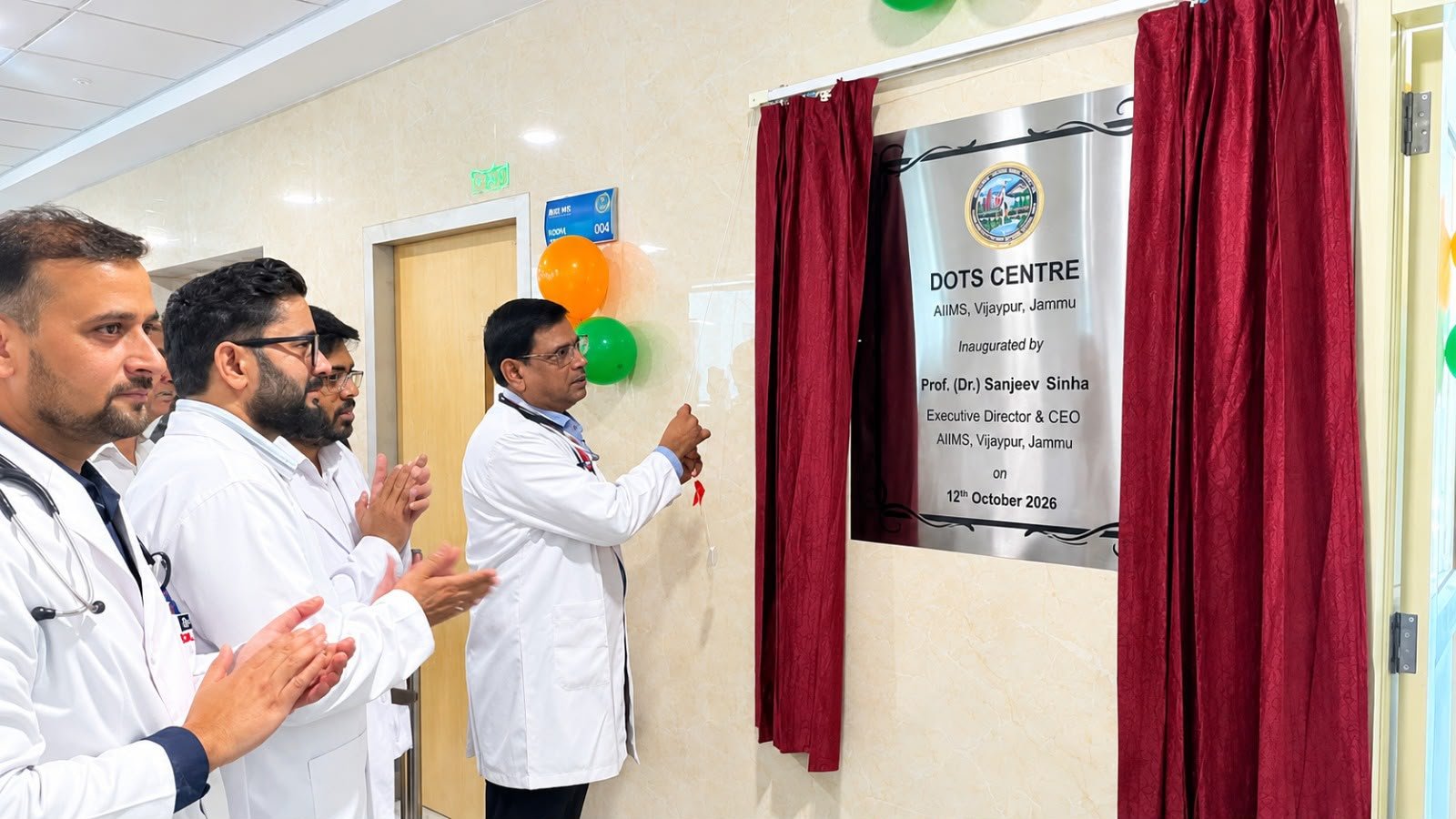 AIIMS Jammu Inaugurates New DOTS Centre to Strengthen TB Care and Support ‘TB-Mukt Bharat’