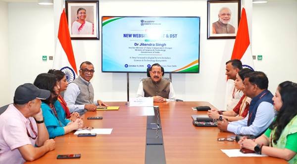 Dr. Jitendra Singh Launches Multilingual Websites as a Single Digital Platform for Students, Startups, and Researchers