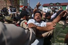 Police and Congress Leaders Clash in Jammu and Srinagar During Protests