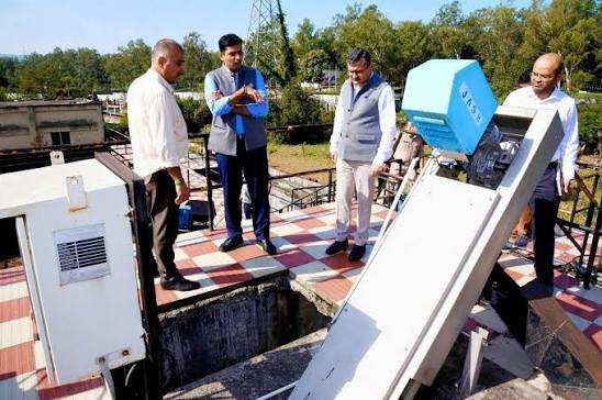 DC Udhampur Inspects Sewerage Treatment Plant-III at Sui and Devika Ghat Construction