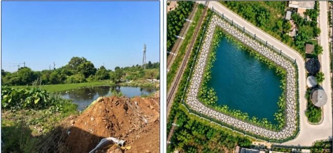 JMC Launches ₹66.52 Lakh Pond Restoration Project in Sainik Colony Under Swachhata Hi Seva